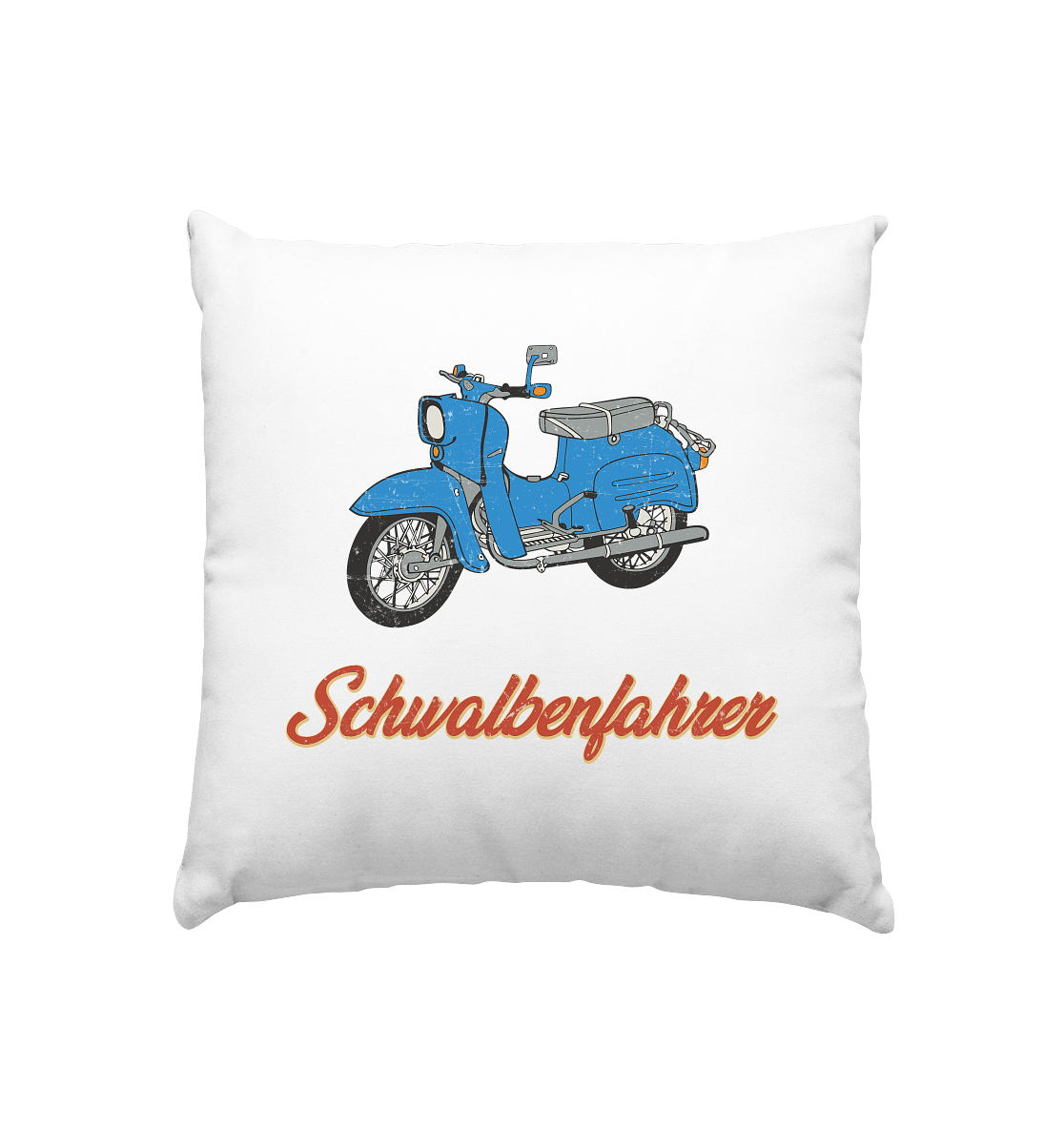 Schwalbenfahrer - Simson Schwalbe - Kissen 40x40cm