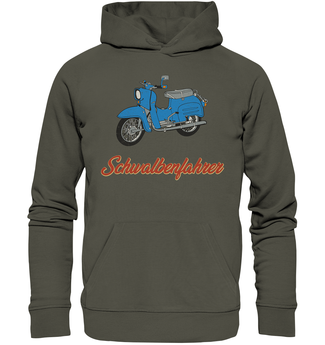 Schwalbenfahrer - Simson Schwalbe - Organic Hoodie