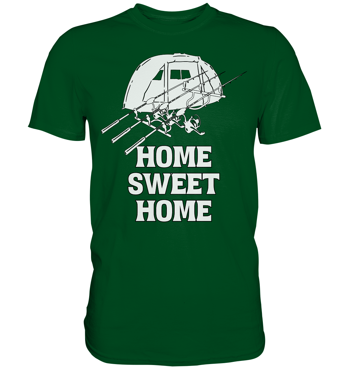 HOME SWEET HOME - Karpfenangeln - Premium Shirt