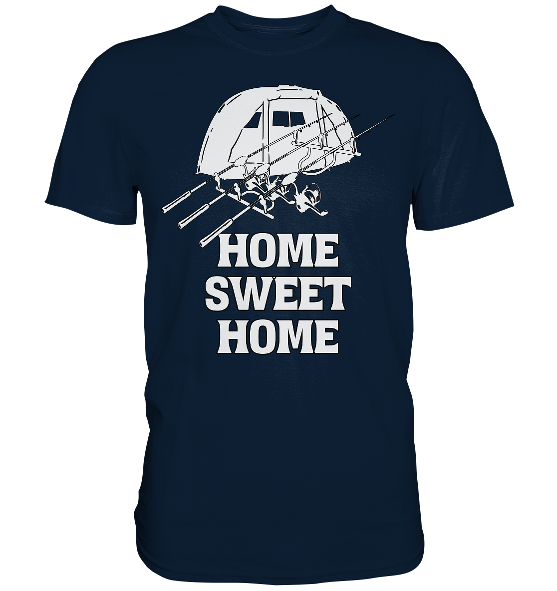 HOME SWEET HOME - Karpfenangeln - Premium Shirt