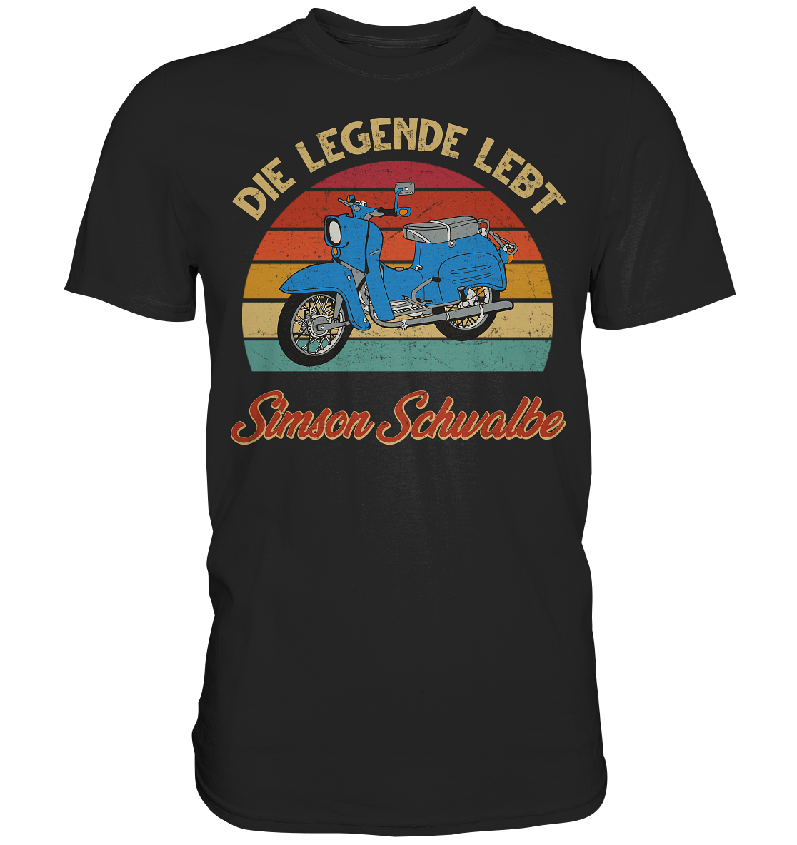 Die Legende lebt Simson Schwalbe - Premium Shirt