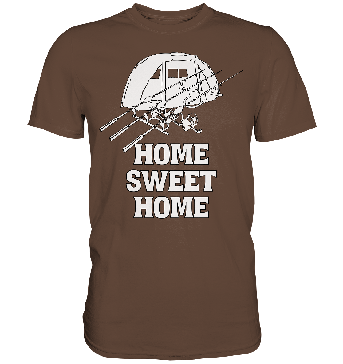 HOME SWEET HOME - Karpfenangeln - Premium Shirt