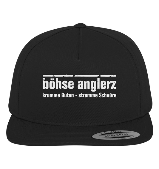 böhse anglerz - krumme Ruten stramme Schnüre - Premium Snapback